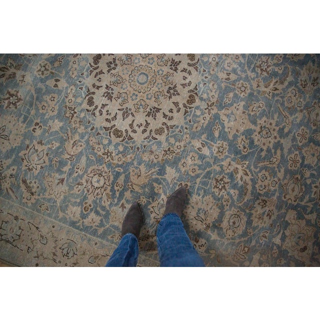 :: Roundel center medallion with sprawling arabesques atop a covered field of delicately drawn scrolling vines, floral...