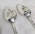 Georgian Sterling Silver Fruit Serving Spoons, London, 1737 & 1763, Set of 2 For Sale - Image 15 of 18