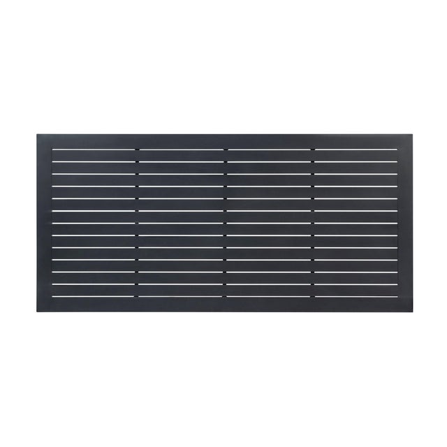 2020s Sardinia Outdoor Aluminum Dining Table - Black For Sale - Image 5 of 6