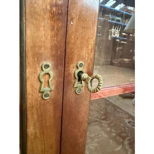 Louis XVI Style Mahogany Display Bookcase For Sale - Image 5 of 8