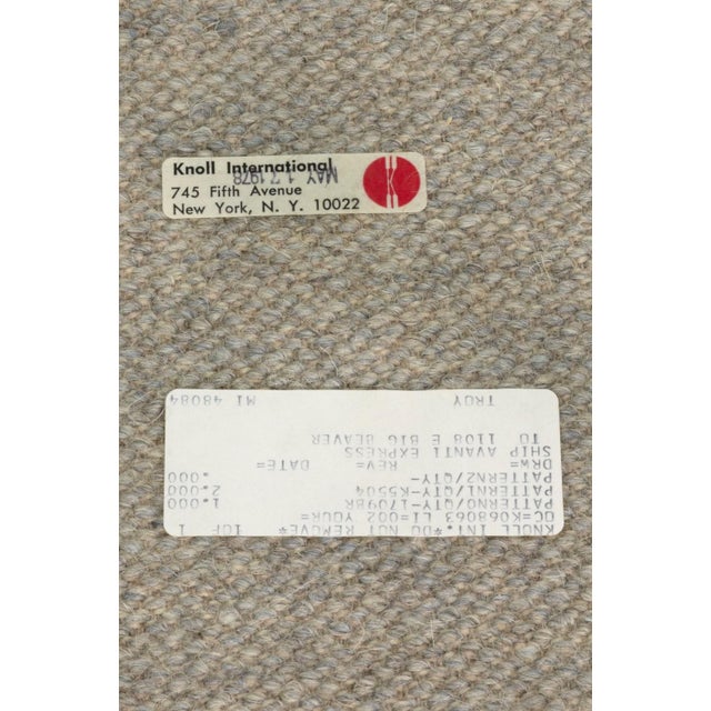 Beige Warren Platner for Knoll Mid Century Lounge Chair and Ottoman For Sale - Image 8 of 10