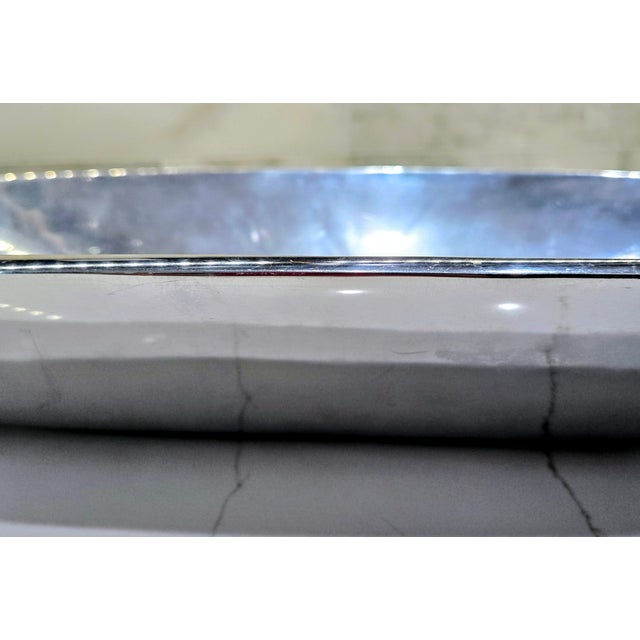 Nambé Grande Marupa Bowl 30" 733 – 2003 Sculptural Alloy Centerpiece Tray For Sale In Dallas - Image 6 of 9