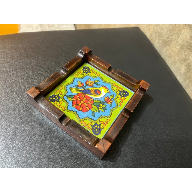 Vintage Style Wood Cigar Holder For Sale - Image 11 of 11