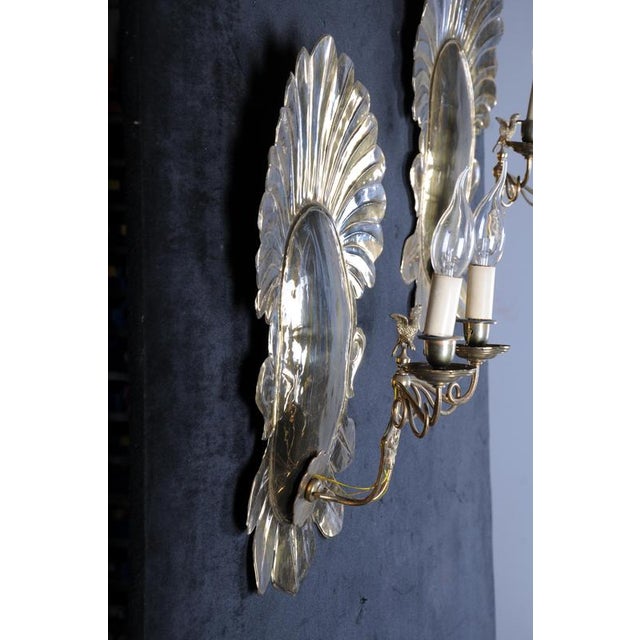 Antique 20th Century Brass Shell-Shaped Wall Sconces, Set of 2 For Sale - Image 17 of 18