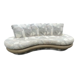 Comfort Designs Curved Cloud Sofa, Peanut Shape For Sale