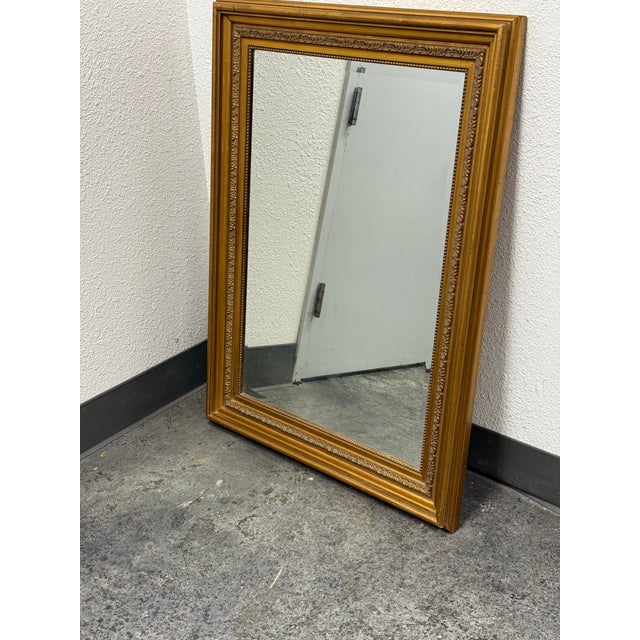 Windsor Art & Mirror Company Custom Antique Gold Finish Wall Mirror, Circa 2000 For Sale - Image 11 of 12