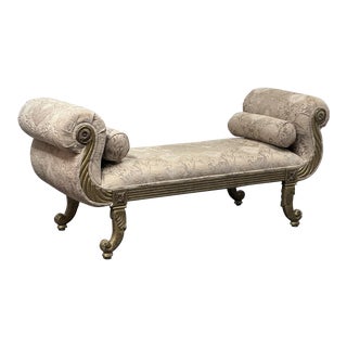 Moretti Design Davila Rolled Arm Bench For Sale