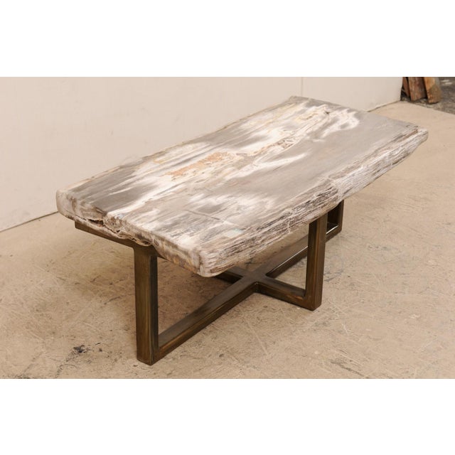 Custom Petrified Wood Coffee Table Chairish