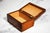 1910s Hand Painted Cigar & Match Cork Lined Wooden Folk Art Humidor Cigar Box Tobacciana Home Decor For Sale - Image 9 of 15