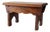 Antique Wooden Farmhouse Stool For Sale