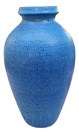 Ceramic Vase with Lava Foam Glaze from Fohr, 1960s