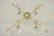 Vintage LFS LTD English Sheffield Brass Tone Metal Expandable Footed Trivet For Sale - Image 4 of 10