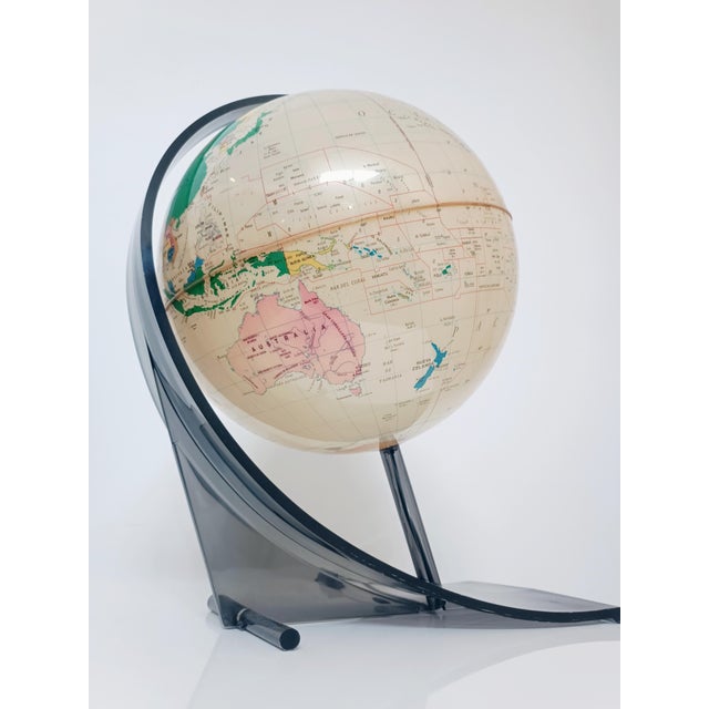 Illuminated Terrestrial Globe from Nova Rico, Florence, Italy, 1969 For Sale - Image 14 of 14