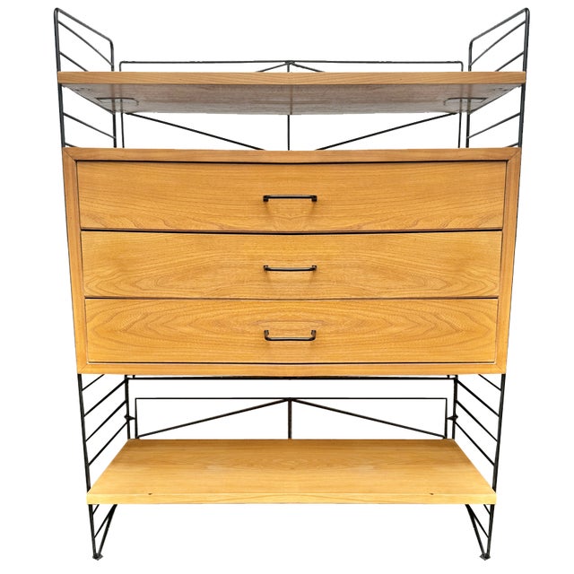 Small Modular Bookcase by Kajsa & Nils Nisse Strinning for String For Sale