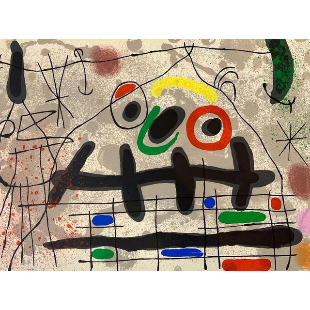 Joan Miró, The Lizard with the Golden Feathers, 1967, Lithograph For Sale - Image 4 of 7