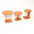 Mid-Century Modern Art Deco Birds Eye Maple J Nest of Tables from H and L Epstein, 1930, Set of 3 For Sale - Image 3 of 11