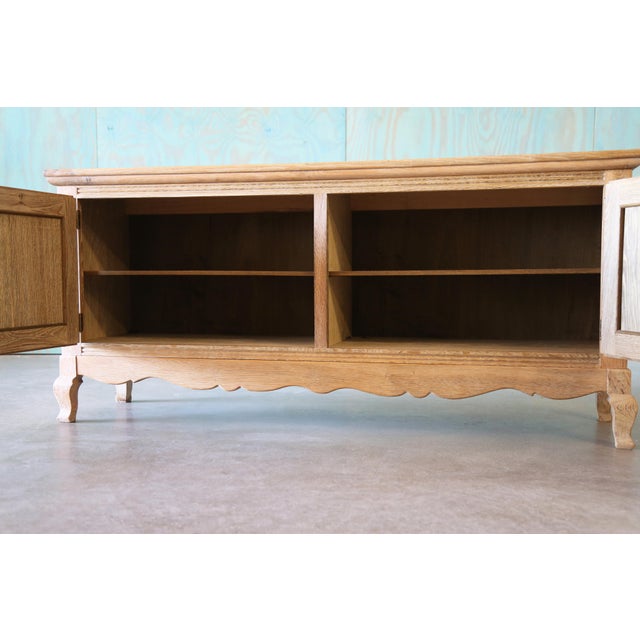 1960s Diminuitive Henning Kjaernulf Danish Quarter Sawn Oak Sideboard Cabinet Danish Modern, Attributed For Sale - Image 13 of 16