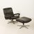This vintage lounge chair and ottoman set is the “king” model designed by andré vandenbrouck for strässle, switzerland, in...