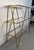 Mid 20th Century Post Modern Italian Brass & Glass Hairpin Etagere For Sale - Image 10 of 10