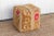 19th Century Zebo Antique Suzani Cube Ottoman For Sale - Image 5 of 8