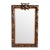 French Carved Walnut Mirror With Meandering Grape Vine For Sale