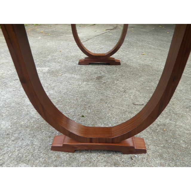 Modern Bespoke Walnut Desk = Sensational For Sale In Nashville - Image 6 of 9