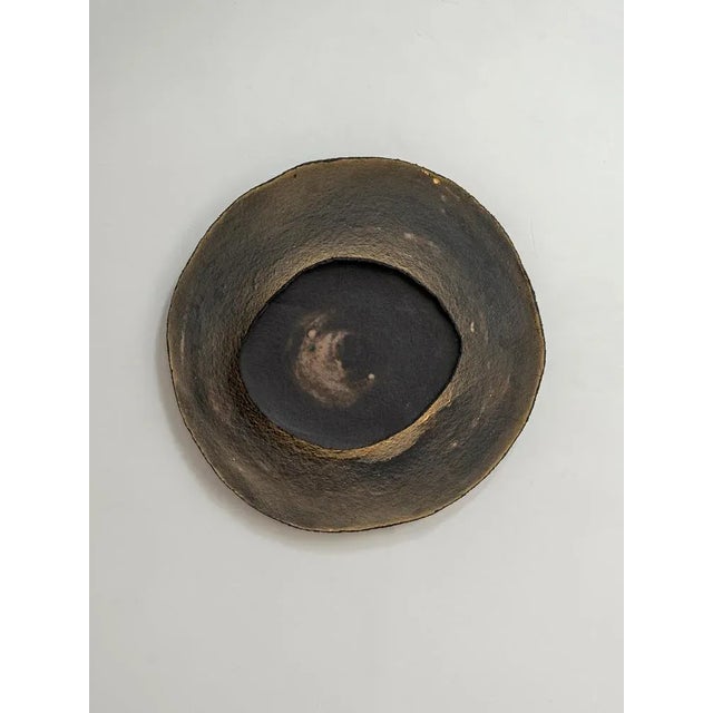 Ash #8 wall light by margaux leycuras. One of a kind, signed and numbered. Dimensions: ø57 cm. Material: ceramic, black...