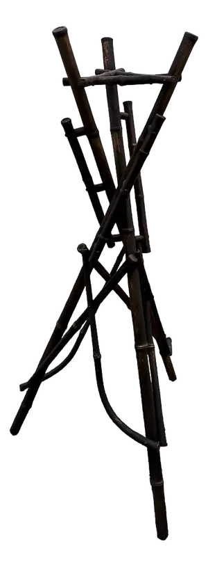 Bamboo Trestle Stand, 1940s