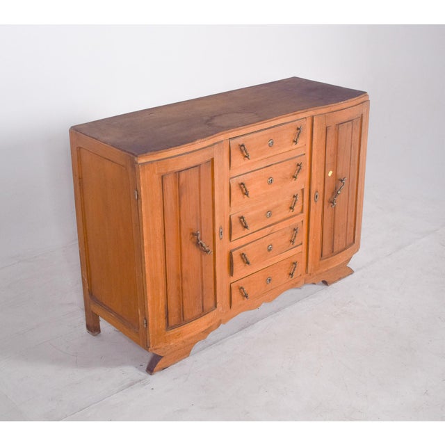 Antique Sideboard with Drawers and Doors, 1920 For Sale - Image 9 of 11