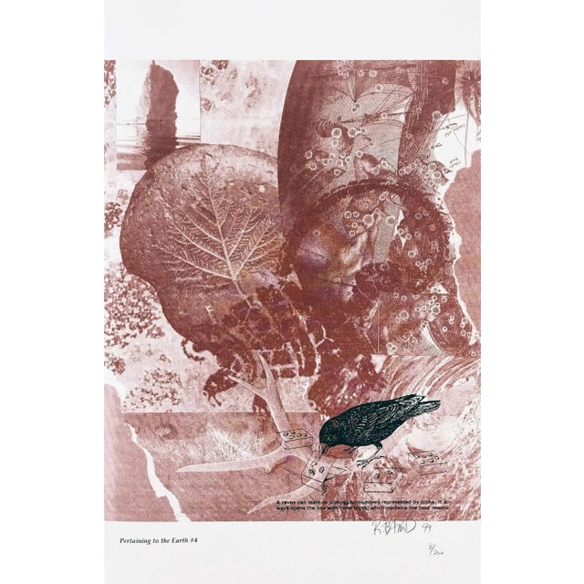 Lithograph on paper. Sheet size 19 x 12 inches. Hand signed, dated and numbered by the artist. Edition of 300. Certificate...