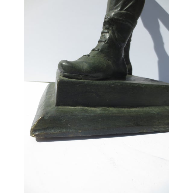 Henri Alphonse Nelson Bronze Sculpture " DockWorker" For Sale - Image 12 of 12