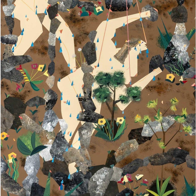 Andrea Joyce Heimer "We Stacked Rocks..." Acrylic For Sale - Image 4 of 7