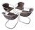 Series S Cantilever Chairs by Gastone Rinaldi for Rima, 1970s, Set of 4 For Sale
