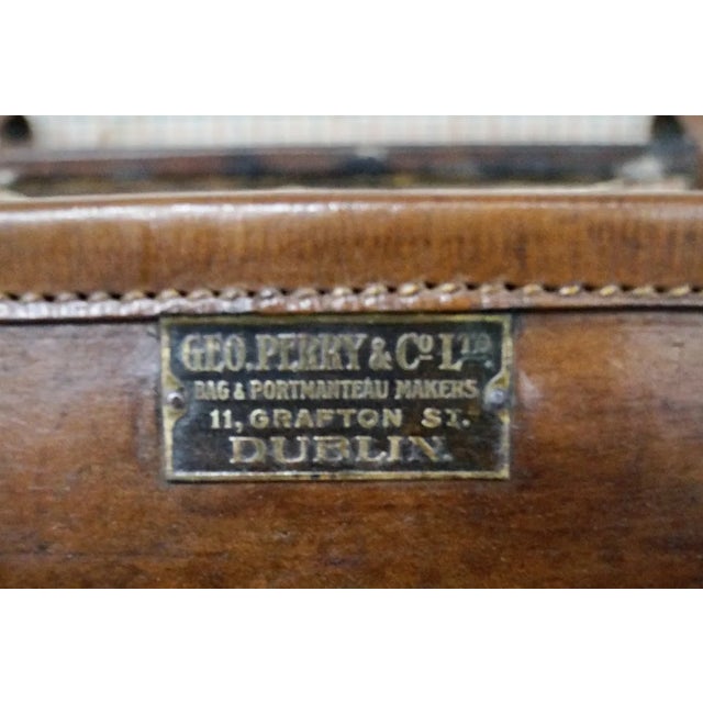 Edwardian Leather Case from George Perry & Co., 1905 For Sale - Image 9 of 11