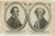 Commemorative Portraits of John Hawkesworth and Captain James King by Thornton This detailed engraving, crafted by the...