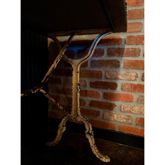 Metal 19th-C. French Cast Iron Table Benefiting Livie's Legacy Dba Livie's Chateau For Sale - Image 7 of 10