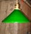 Industrial Early 20th Century Green Enamel Industrial Style Pendant Swag Light For Sale - Image 3 of 6