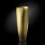Small Gold Leaf Low-Density Polyethylene Obice Vase by Giorgio Tesi for VGnewtrend, in New conditions. Designed from 2000