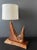 Contemporary 1970's Rustic Handcrafted Table Lamp For Sale - Image 3 of 8