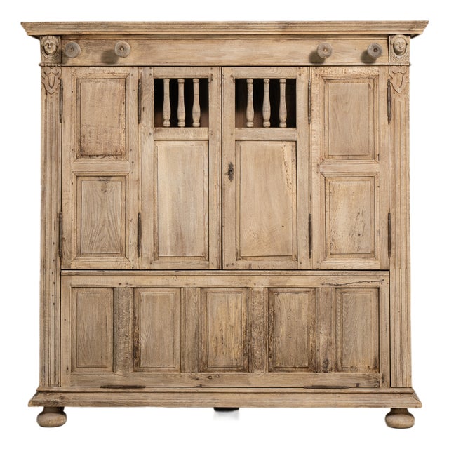 Antique Oak Cabinet For Sale