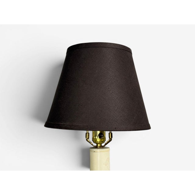 Metal Tommi Parzinger, Large Wall Sconces, Chromed Steel, Brass, Fabric, Usa, 1950s For Sale - Image 7 of 11