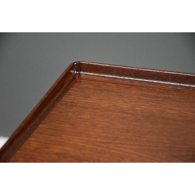 1960s Refinished Danish Modern Teak Floating Desk by Peter Lovig Nielsen For Sale - Image 10 of 12