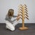Herma Steur, Geometric Abstract Sculpture, 1990s, Oak For Sale - Image 3 of 10