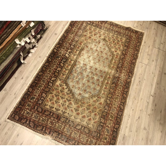 Turkish Handmade Anatolian Rug- 4′6″ × 7′4″ For Sale - Image 4 of 11