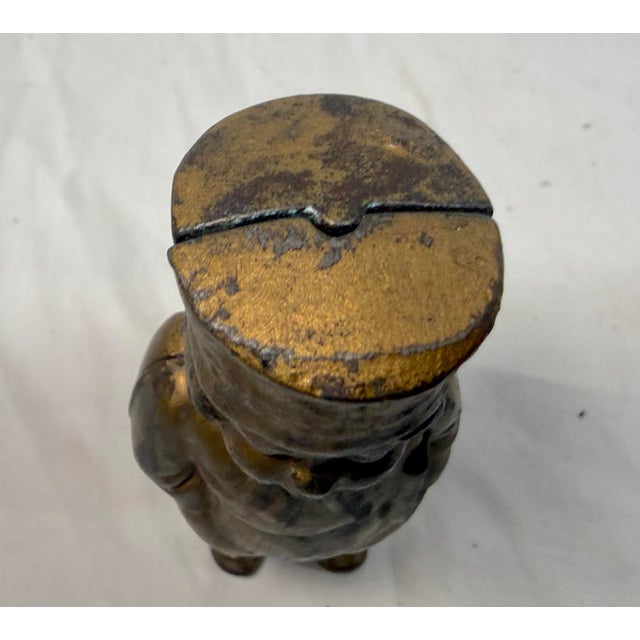 Rare Antique Early 1800's Cast Iron Boy Child Still Coin Bank by a.c. Williams For Sale In New York - Image 6 of 11