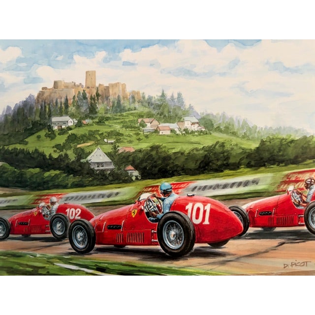 Ferrari Print Collection “Lot of 27” Litho (Printed in Germany) by Daniel Picot For Sale - Image 14 of 18