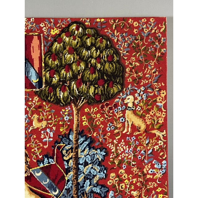 20th Century Wall Tapestry of the Lady and the Unicorn For Sale - Image 5 of 7