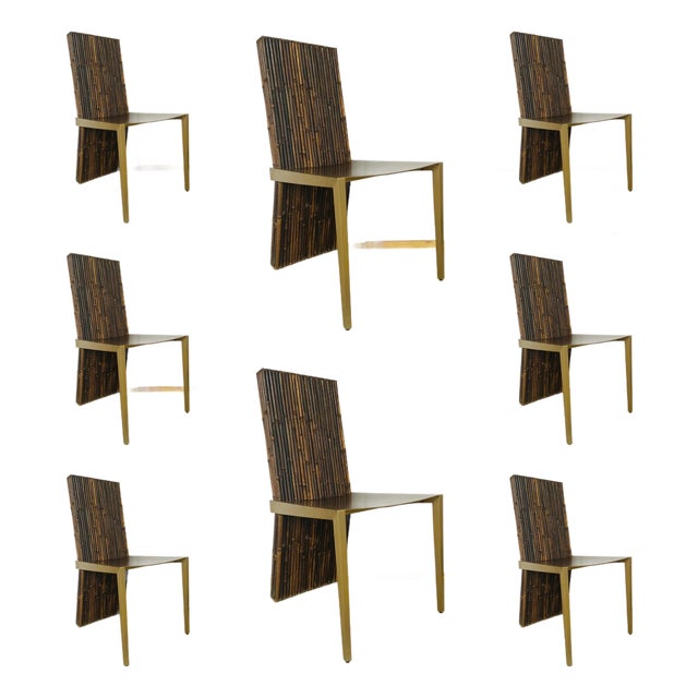 Baker McGuire Turion Dining Chairs Set of 8 For Sale