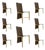 Baker McGuire Turion Dining Chairs Set of 8 For Sale