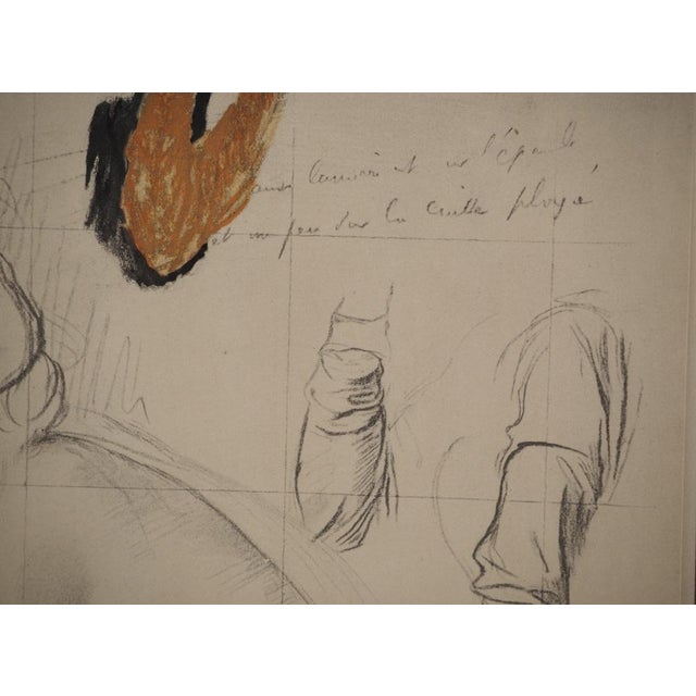 Edgar Degas, Study for a Crouching Nude, Lithograph and Stencil For Sale - Image 4 of 6